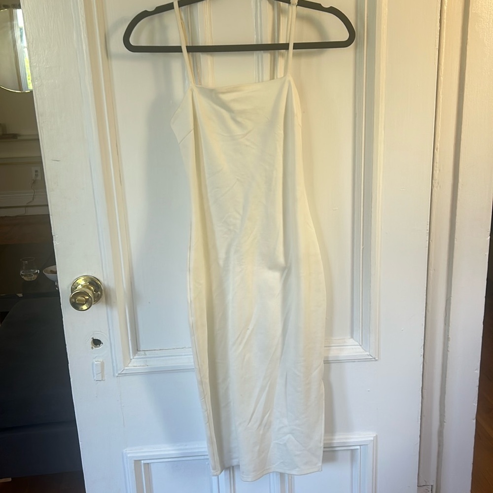 Lulu’s White Midi Dress Bodycon